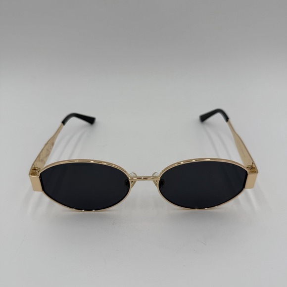 Sojos Accessories - SOJOS Sunglasses Black Gold Frame Retro Oval UV Protection
